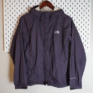 The North Face HyVent 2.5L Womens S P Dark Purple Rain Jacket Hooded